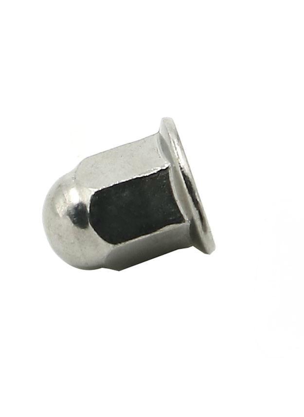 TUERCA TAPA CILINDRO 6MM  CIEGA CROMADA