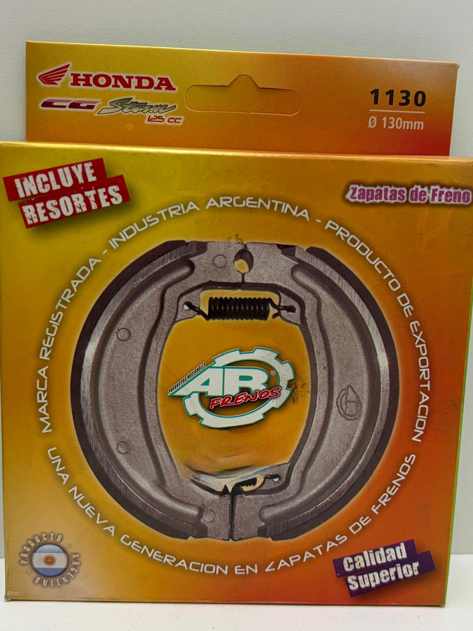 ZAPATA FRENO HONDA CG 150/ YBR 125/ NEW CRYPTON CORVEN AR NRO A10