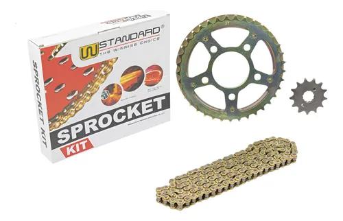 KIT TRASMISION HONDA CBX 250 TWISTER STANDARD CADENA CORONA PIÑON