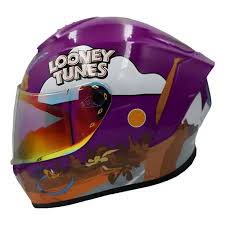 CASCO INTEGRAL DC CORRECAMINOS LOONEY TUNES ROSA BRILLANTE   S   EDGE