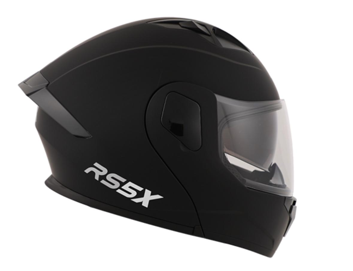 CASCO REBATIBLE RS5X NEGRO MATE HANK S