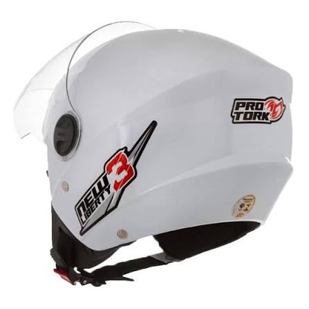 CASCO ABIERTO BLANCO LISO PRO TORK S