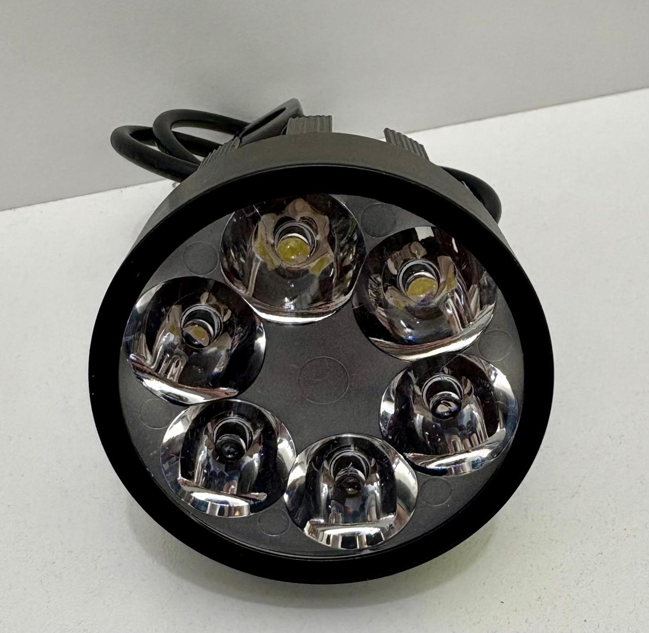FAROL DELANTERO LED REDONDO CON SOPORTE NRO934