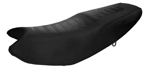 FUNDA ASIENTO ANTIDESLIZANTE YAMAHA YBR 125/ RX 150 NEGRA LISA NRO969