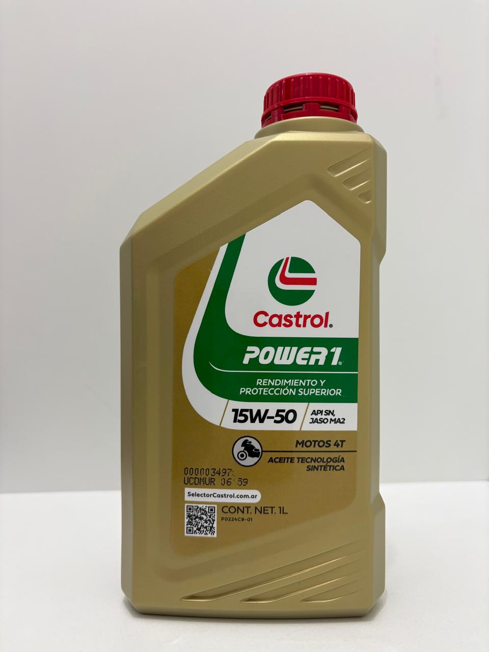 ACEITE 4T CASTROL POWER 1 SEMI SINTETICO