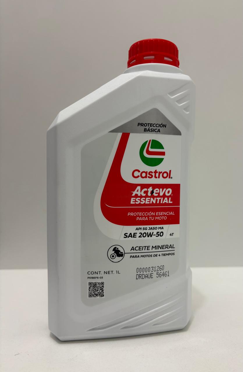 ACEITE 4T CASTROL ESSENTIAL MINERAL 20/50