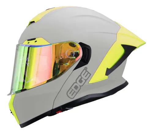 CASCO REBATIBLE EDGE GRAY NEON MATT L