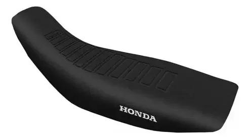 FUNDA ASIENTO ANTIDESLIZANTE HONDA XR 150 NEGRA LISA NRO969