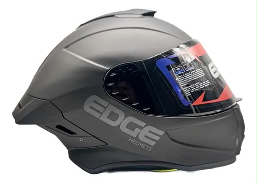CASCO REBATIBLE EDGE HELMET SOLID BLACK MATT XL