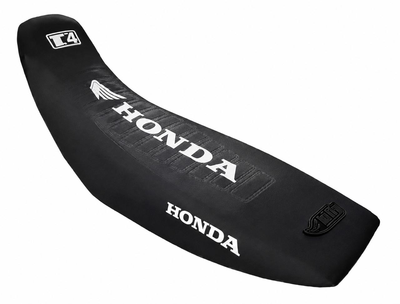 FUNDA ASIENTO ANTIDESLIZANTE HONDA TORNADO NEGRA ESTAMPADA NRO968