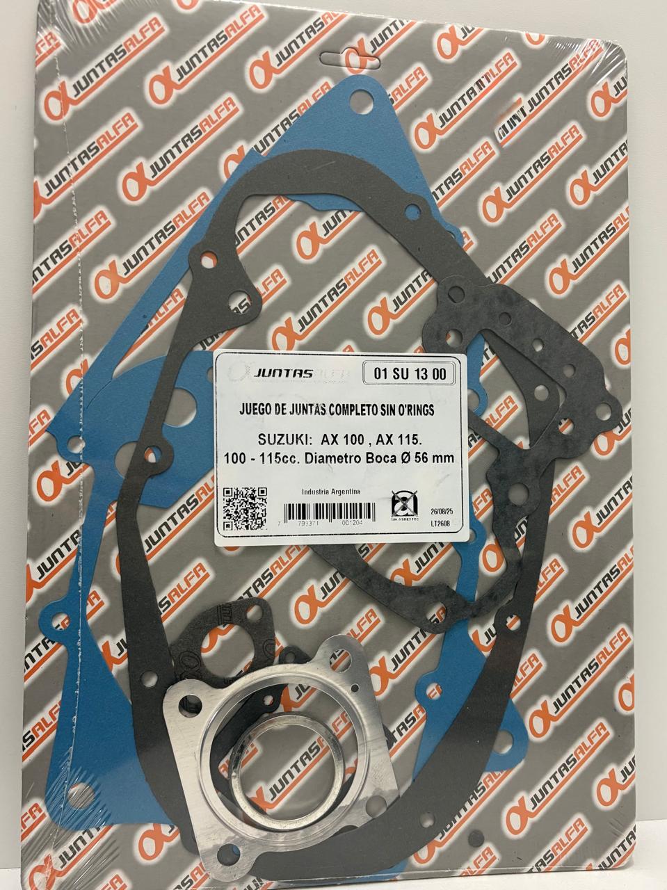 JUNTA SUZUKI AX 100 JUEGO ALFA NRO700