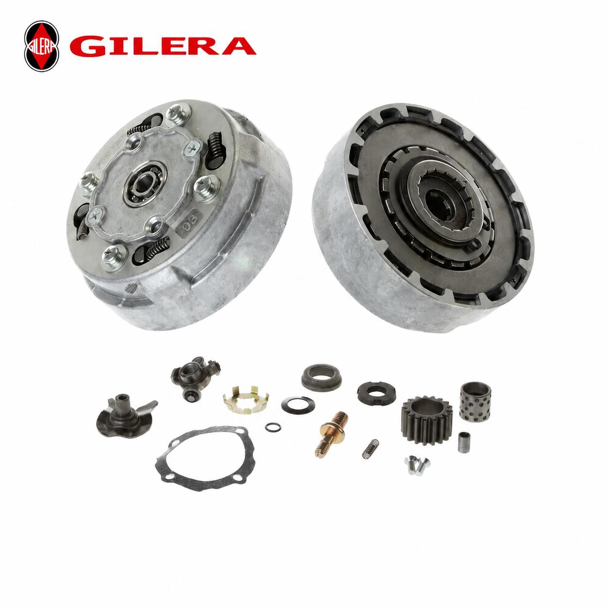 EMBRAGUE COMPLETO GILERA SMASH ESTRIA FINA ORIGINAL NRO709