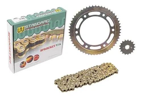 KIT TRASMISION HONDA XR 150 WSTANDARD CADENA CORONA PIÑON
