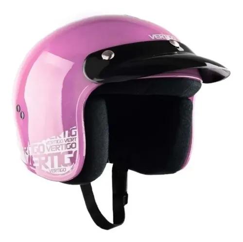 CASCO ABIERTO VERTIGO V10 ROSA S