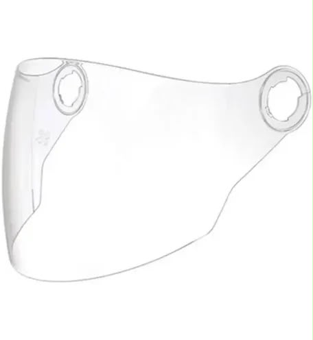 VISOR CASCO PRO TORK ABIERTO CRISTAL NRO888