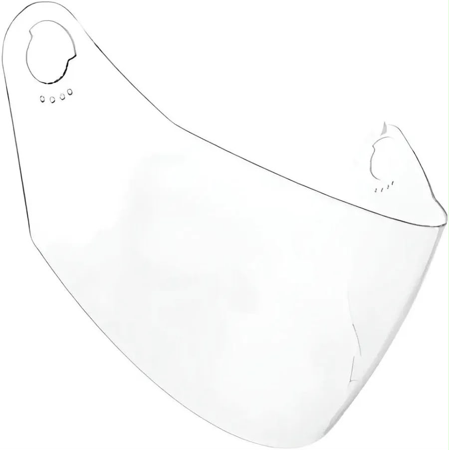 VISOR CASCO PRO TOR R8 CRISTAL NRO888