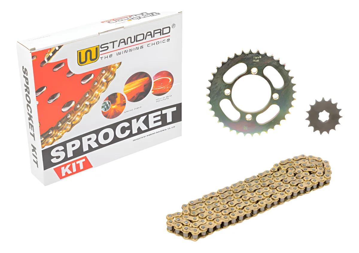 KIT TRASMISION YAMAHA NEW CRYPTON WSTANDARD CADENA CORONA PIÑON
