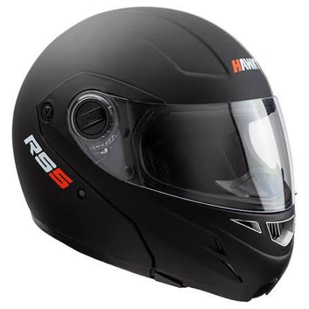 CASCO REBATIBLE HAWK RS5 NEGRO MATE M 