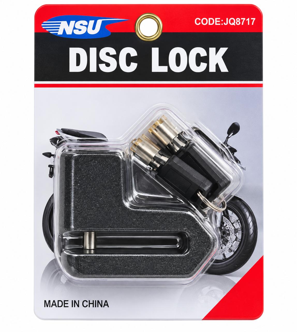 CANDADO TRABA DISCO SIMPLE NEGRO NRO218