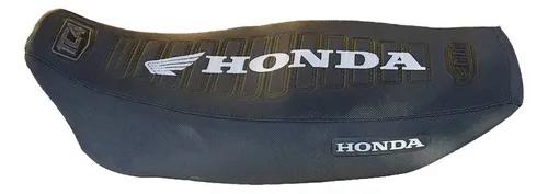 FUNDA ASIENTO ANTIDESLIZANTE HONDA CB1 125 TWISTER NEGRO ESTAMPADA NRO968