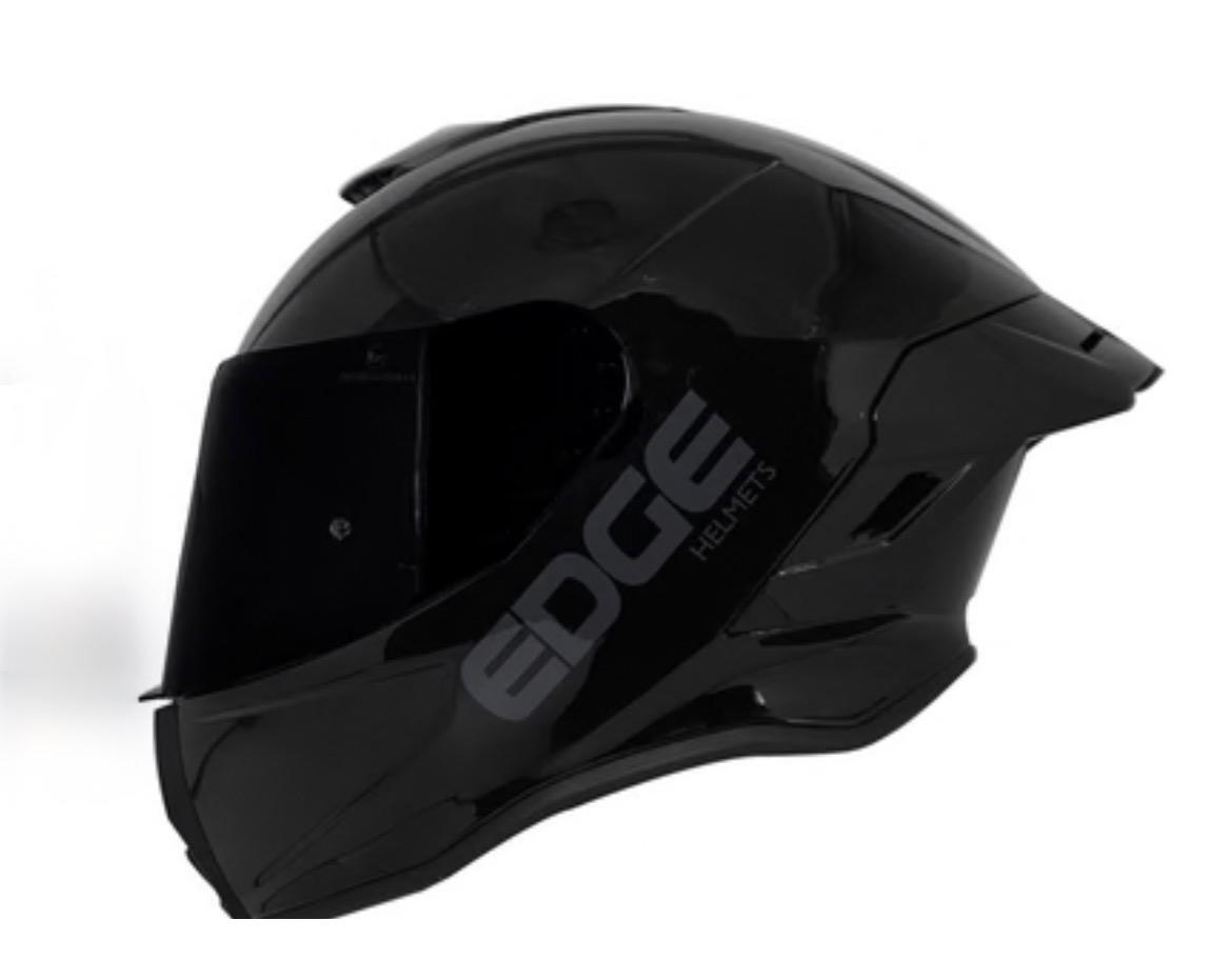 CASCO INTEGRAL EDGE SHANGHAI SOLIDO NEGRO BRILLO XL