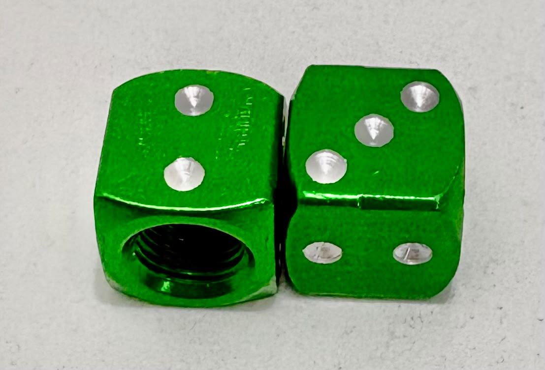 TAPON VALVULA RUEDA DADO VERDE