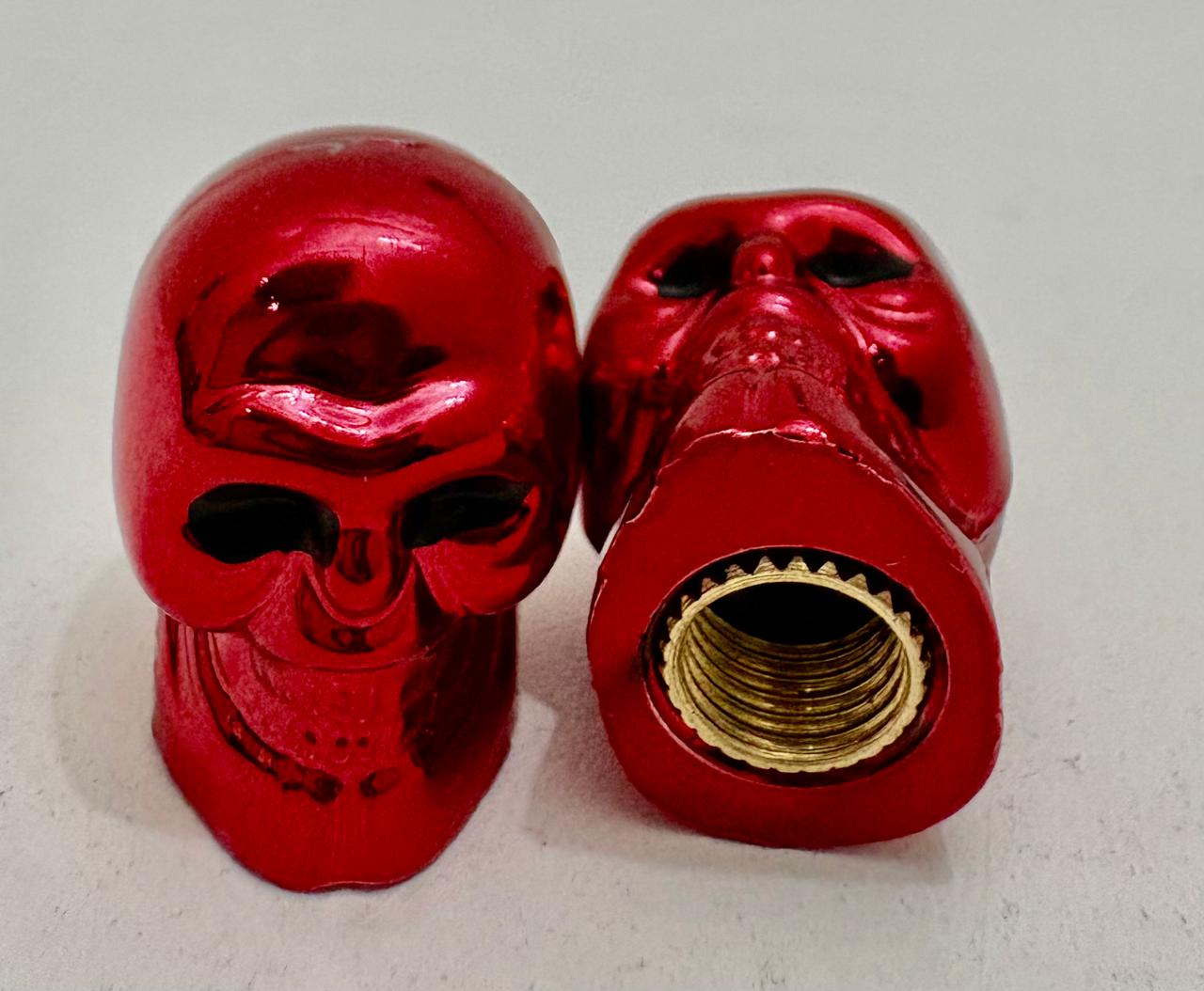 TAPON VALVULA RUEDA CALAVERA ROJA