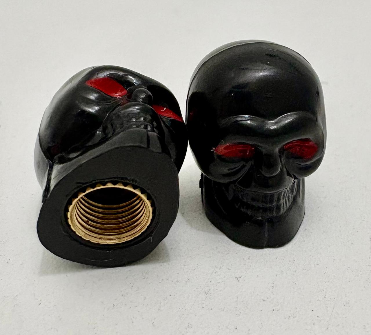 TAPON VALVULA RUEDA CALAVERA NEGRAS