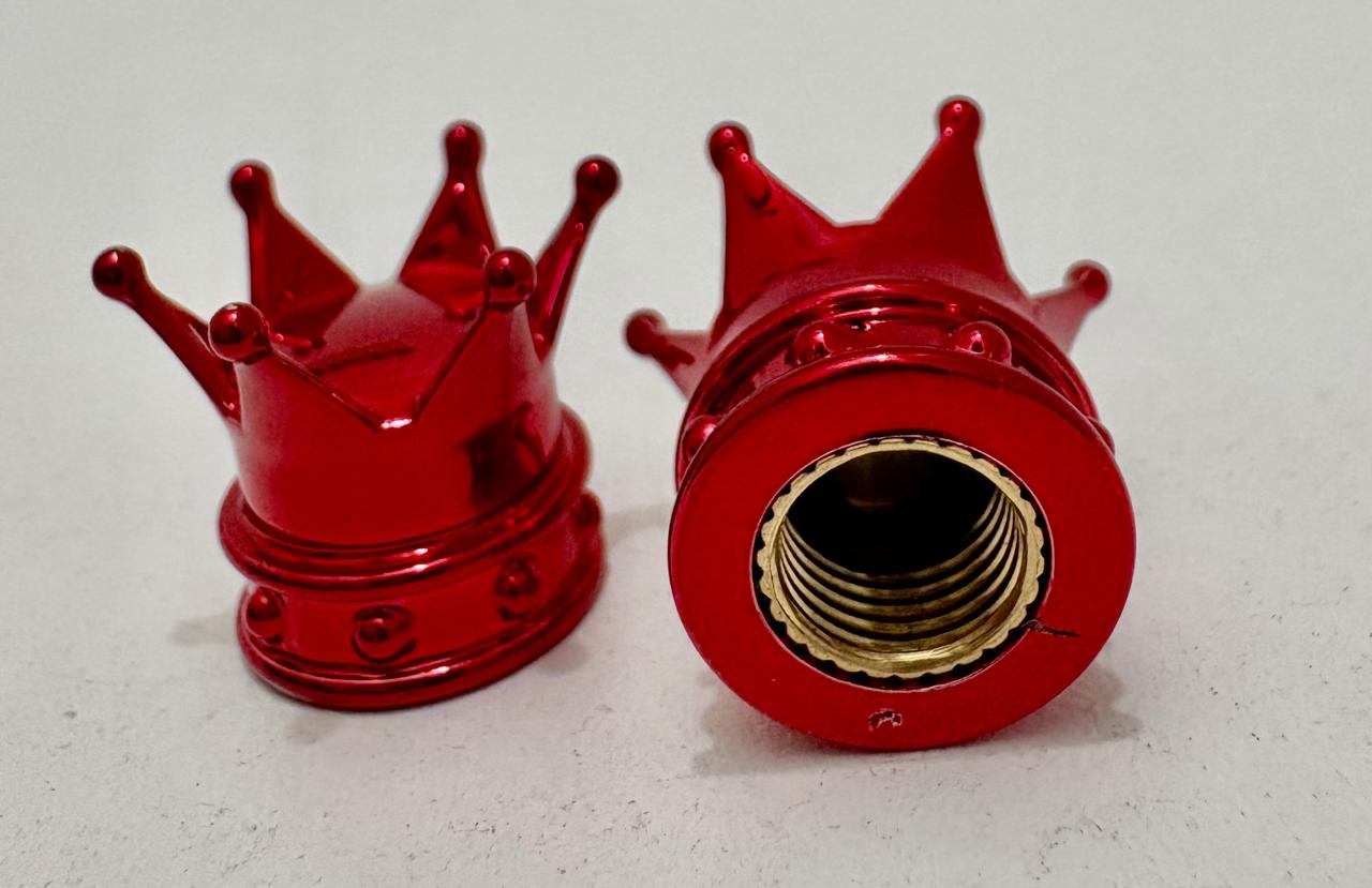 TAPON VALVULA RUEDA CORONA ROJA