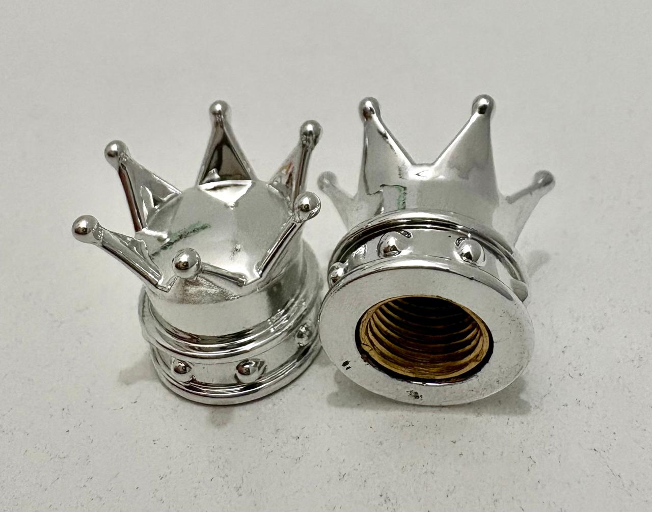 TAPON VALVULA RUEDA CORONA ALUMINIO