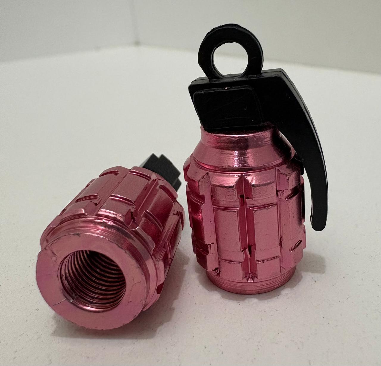 TAPON VALVULA RUEDA GRANADA ROSA