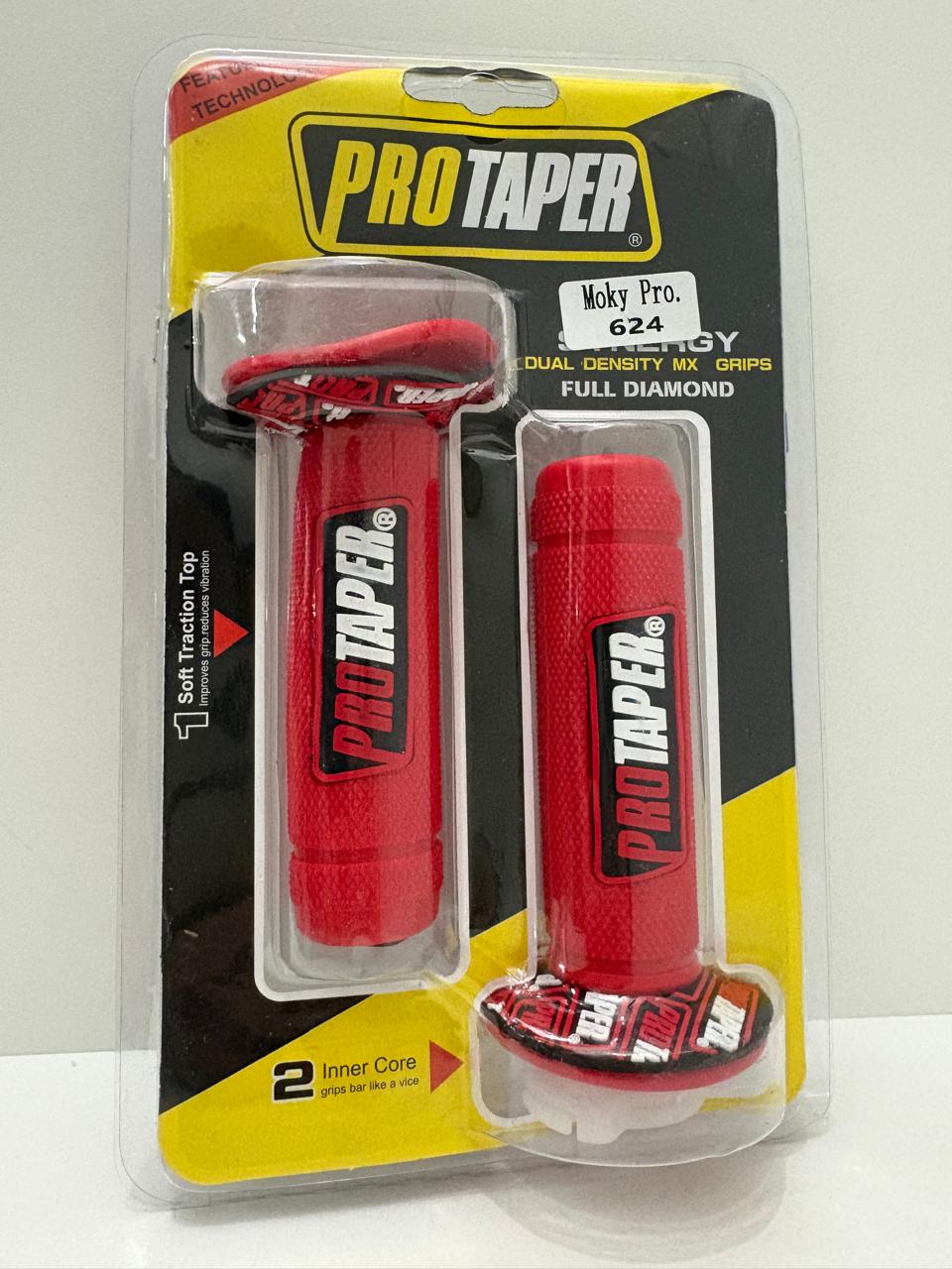 PUÑO PRO TAPER ROJO 624 NRO1026 AL NRO1030
