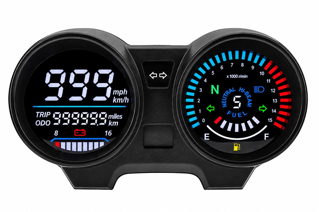 TABLERO VELOCIMETRO DIGITAL CG RX YBR NRO990