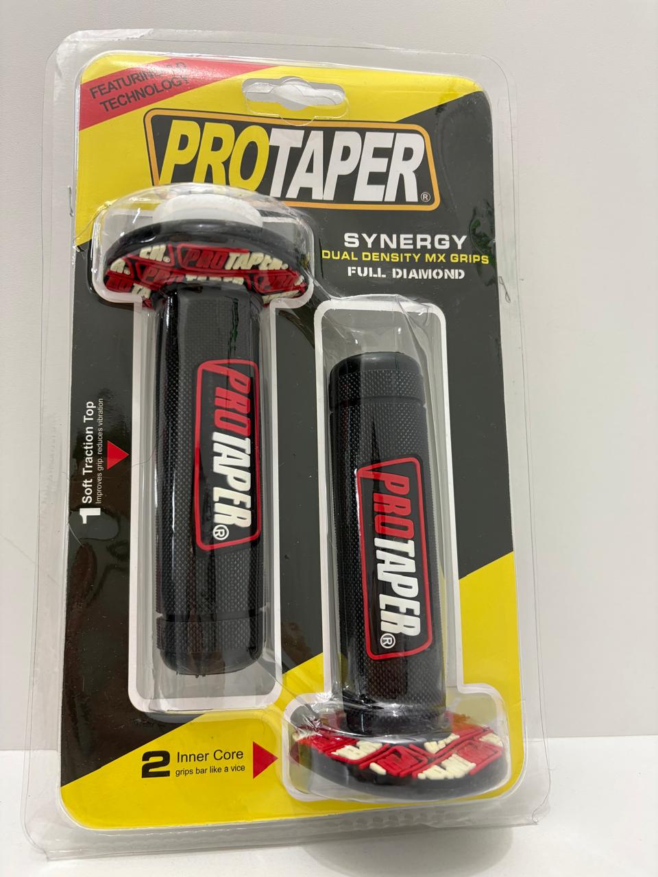 PUÑO PRO TAPER NEGRO ROJO 624 NRO1026 AL NRO1030
