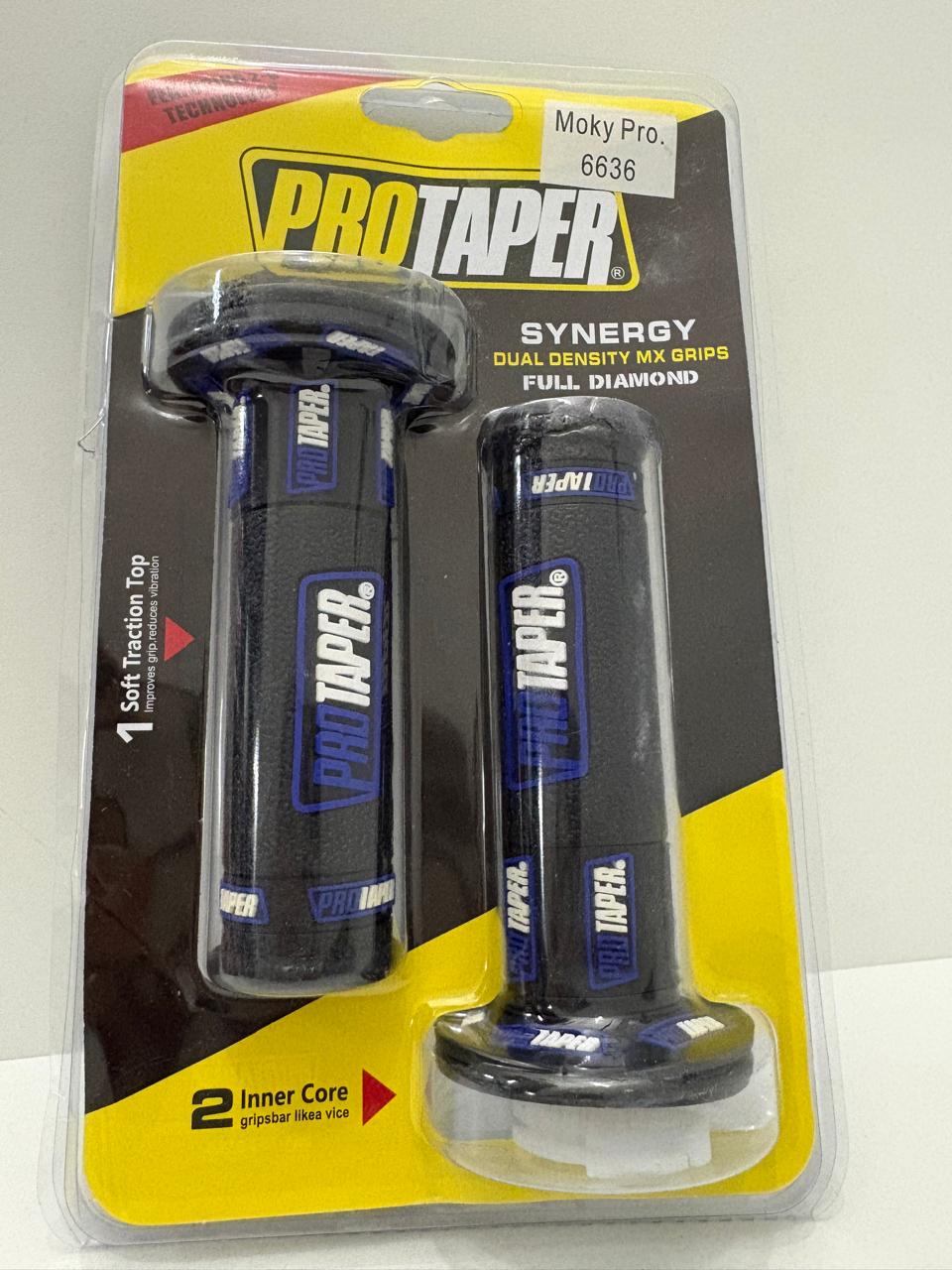 PUÑO PRO TAPER 6636 NEGRO AZUL NRO1023 A NRO1025